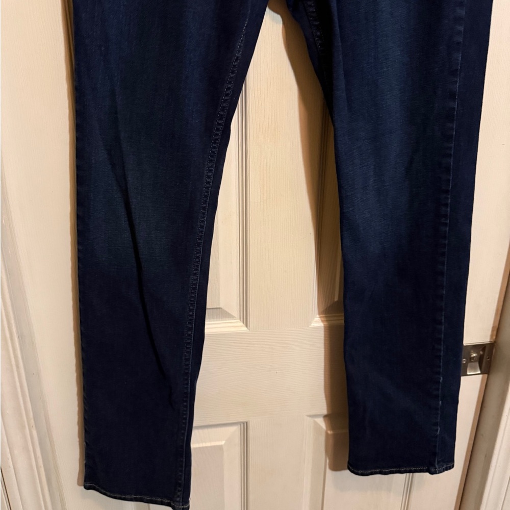 Hollister Men's Slim Straight Epic Flex Blue Jeans - Picture 4 of 8